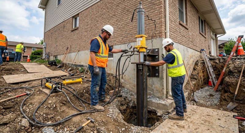 Settling Foundation Service in Norton, MA
