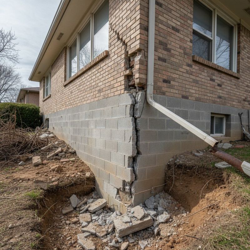 Settling Foundation Service in Raynham, MA