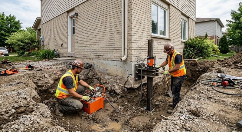 Sinking Foundation Lifting in Pawtucket, RI