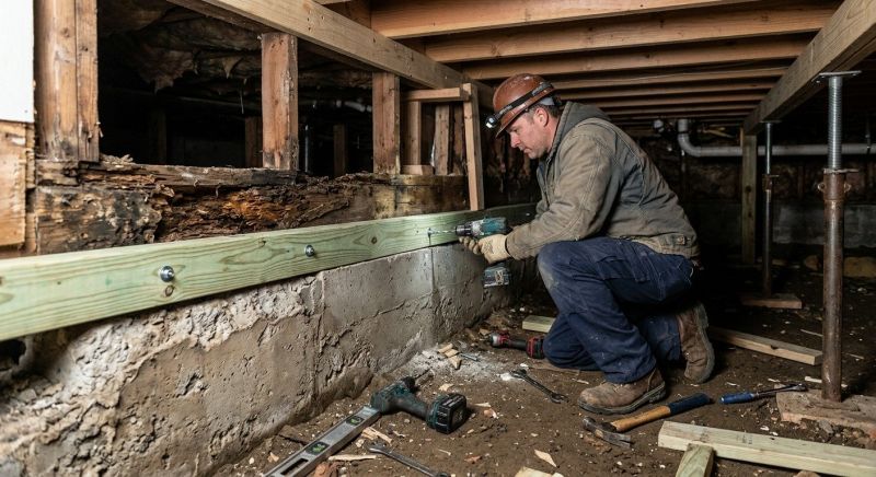 Sinking Foundation Repair in Stoughton, MA