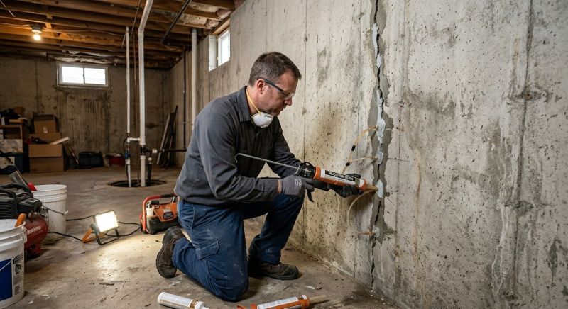 Structural Crack Repair in Pawtucket, RI