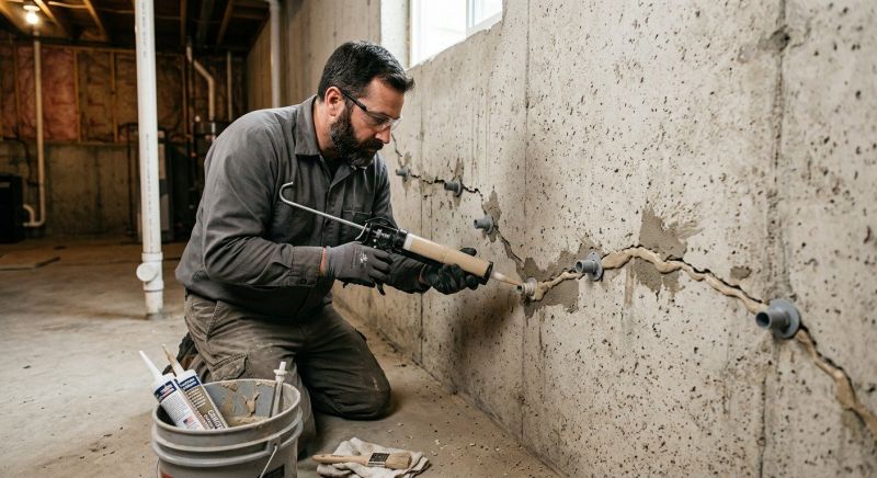 Structural Crack Repair in Pawtucket, RI