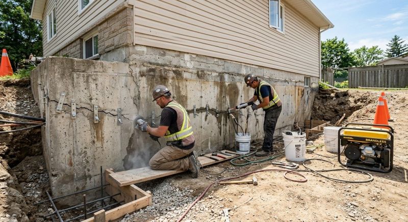 Structural Foundation Repair in Attleboro, MA