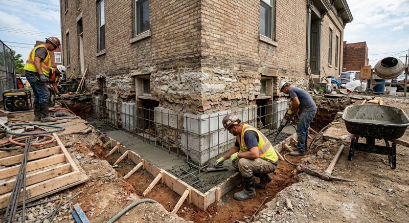 Underpinning Repair in Pawtucket, RI