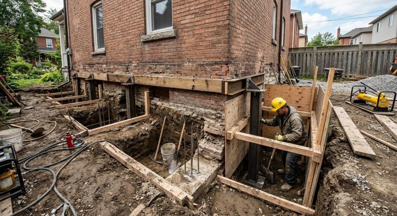 Underpinning Repair in Pawtucket, RI